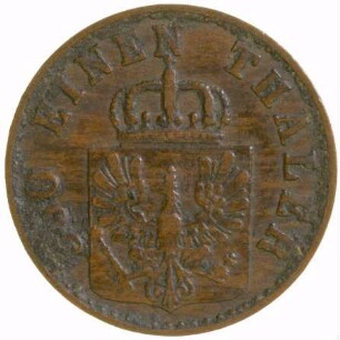 Münze, Pfennig, 1853