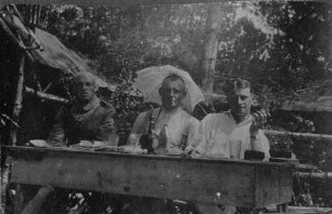 Erster Weltkrieg - "Kriegserinnerungen an Nordfrankreich und die Vogesen". "Vor Reims (Dép. Marne): Sommeridyll"