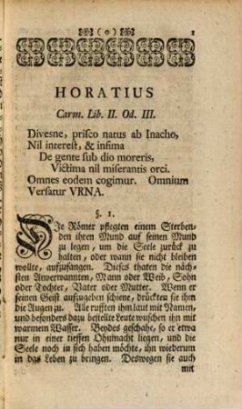 M. Georg Litzels Gymn. Spir. Conrect. Beschreibung der Römischen Todten-Töpffe und anderer Heidnischen Leichengefässe, Welche 1600. bis 1700. Jahre unter der Erde gelegen, und bey Speyer ausgegraben werden : Nebst einer Beschreibung Eines steinernen Sarges Worinn eine edle Römerin in Kalch liegend, und eine Fibvla oder Spange, auch drey Gläßer, gefunden worden