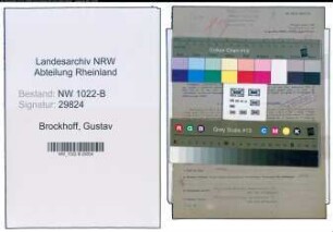 Entnazifizierung Gustav Brockhoff , geb. 11.10.1898 (Werkmeister)