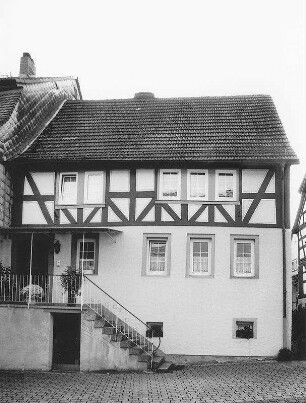 Wohnhaus, Fachwerk; Wächtersbach, Obertor 19