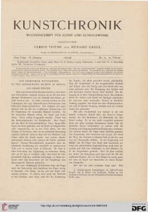 Heft 15 (17. Februar 1898)