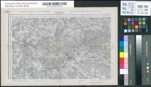 Karte von Frankreich 1:80.000. Gruppe I: Lunéville 70 A. [Kartographische Abtheilung der Königl. Preuss. Landes-Aufnahme]
