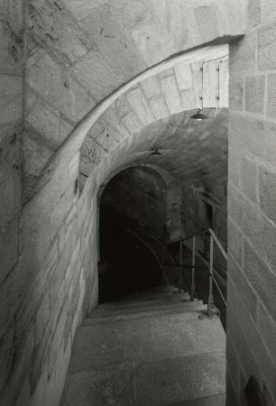 Königstein. Festung. Batterie VIII (1889-1891). Treppenabgang