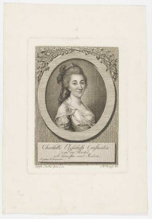 Bildnis der Charlotte Elisabeth Constantia von der Recke