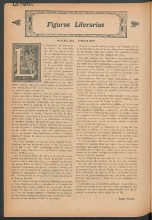 Figuras literarias : Marcel Proust