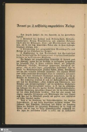 Vorwort zur 2. vollständig umgearbeiteten Auflage
