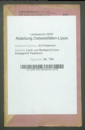 Erblasser: Hoitger, Elisabeth, geb. Tacken: