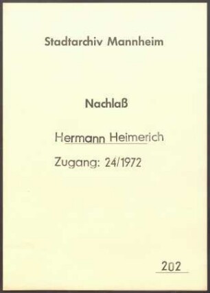 Neugliederungsdebatte allg., hier: Materialien