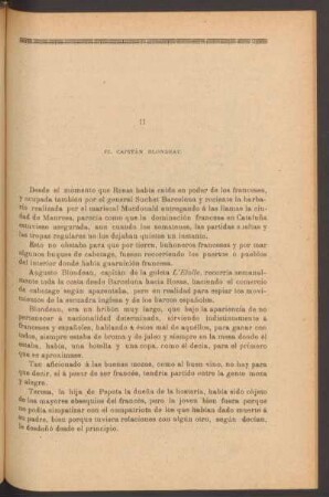 II - El capitán Blondeau