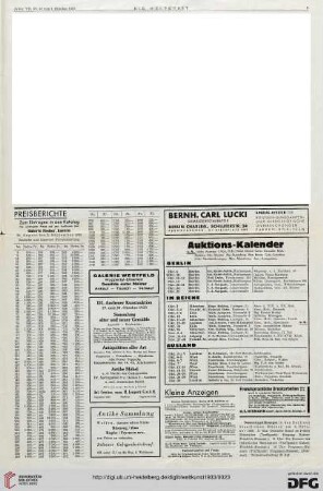 Nr. 40 (1. Okt. 1933), S. 3: Preisberichte
