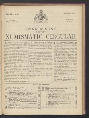 N° 27 February 1895