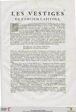 Les Vestiges de l’ancien Capitole