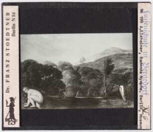A. Elsheimer: Badende Nymphe. Berlin, Museum (Stoedtner-Nr. 96199)