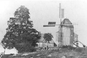 Obercunnersdorf. Bergmühle, Bockmühle und Gehöft, vor 1903, Repro