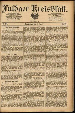 Ausgabe vom Donnerstag, den 08. Juni 1893.