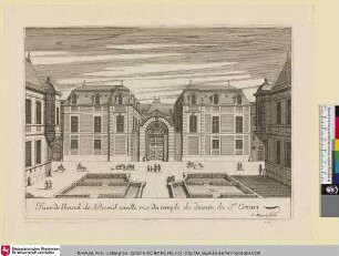 Le Grand Marot, Bl. 56: Face de l'hostel de Bizeüil vieille rue du temple du dessein du Sr. Cottart