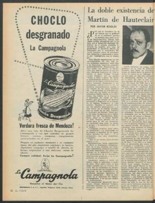 La doble existencia de Martín de Hauteclair