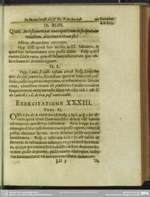 Exercitatione XXXIII.