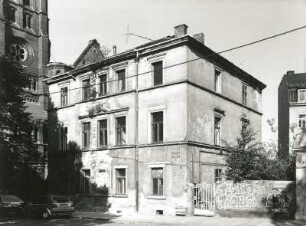 Dresden-Neustadt, Königsbrücker Platz 3. Wohnhaus (um 1870). Straßenansicht