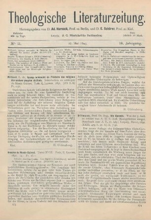 274-277 [Rezension] Dillmann, August, Die Genesis. Von der 3. Aufl. an erklärt von A. D. 6. Aufl