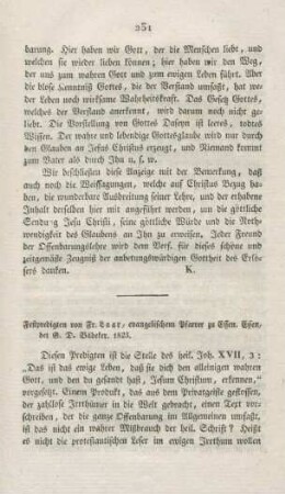 231-237 "Festpredigten" von Fr. Laar