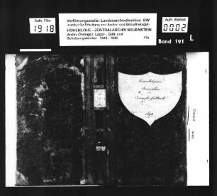 Lager- und Gültbuch über das Amt Ingelfingen, renoviert durch Georg Friedrich Koch: Hermuthausen.