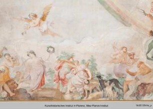 Triumph der Venus, Diana, Nymphen und Vulkan - trionfo della Venere, Diana, Ninfe e Vulcano