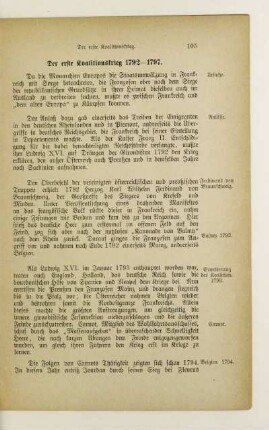Der erste Koalitionskrieg 1792-1797