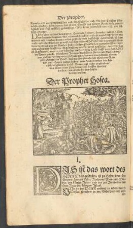 Der Prophet Hosea.