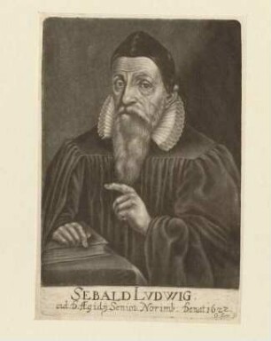 Sebald Ludwig, Senior bei St. Egidien; gest. 1622