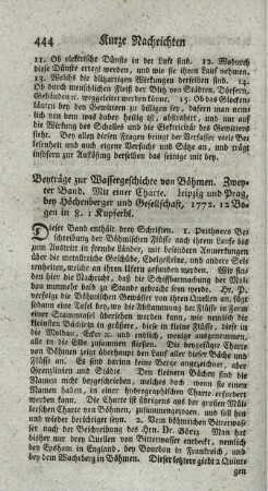 Beyträge zur Wassergeschichte von Böhmen. Bd.2.