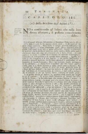 Capitolo III. Della Divisione degl' Insetti.