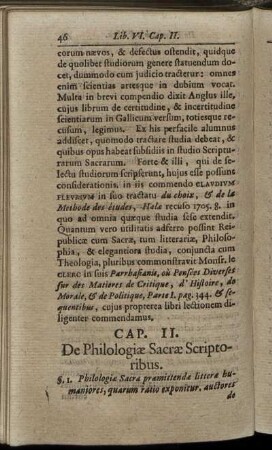 Cap. II. De Philologiæ Sacræ Scriptoribus