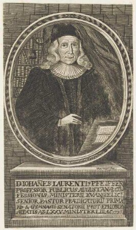 Bildnis des Iohannes Laurentius Pfeiffer