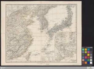 China (Östl. Theil), Korea und Japan im Maassstabe von 1:7.500.000