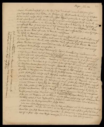 40: Brief von Georg Friedrich Puchta an Gustav Hugo, München, Juni 1834