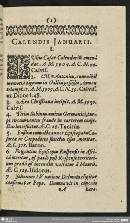 Calendis Ianuarii
