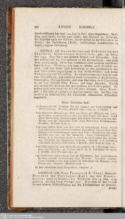 Lipsius, M. Johann Gottfried
