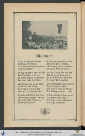 Maiandacht.