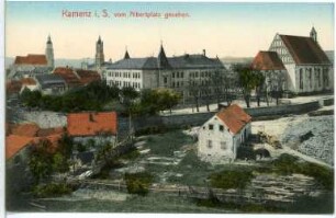 Kamenz. vom Albertplatz gesehen
