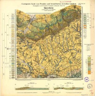 3717 Quernheim, Geologische Karte von Preußen und benachbarten deutschen Ländern