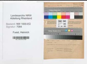 Entnazifizierung Heinrich Fuest, geb. 12.01.1903 (Sparkassenangest.)