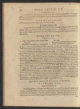 Quibus Modis Tutela Finitur. Titulus XXII.
