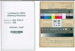 Entnazifizierung Josef Heimann , geb. 25.11.1871 ()