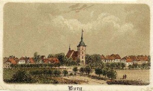 Burg auf Fehmarn - Ansicht von Norden