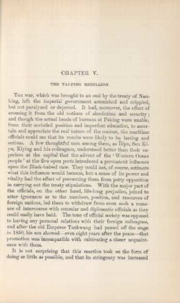Chapter V. The Tai-Ping rebellion.