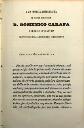 Memorie storiche ed archeologiche della città di Traetto