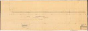 Reichsluftfahrtministerium, Berlin Garagen und Fahrbereitschaft am »Preußenhaus«: Fahrstraßen: Stützmauer (Deckplatten) Grundriss 1:100, Detailschnitt 1:5