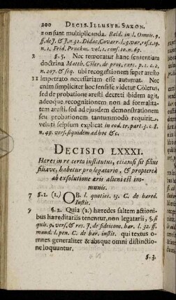 Decisio LXXXI. - Decisio XC.